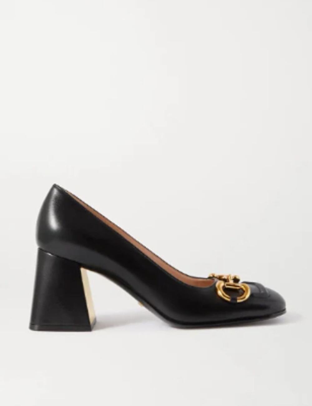 Gucci Horsebit-Detailed Leather Pumps size 36.5